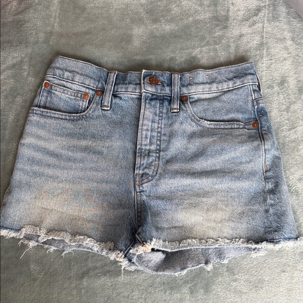 Madewell Light Blue Denim Shorts